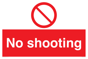 No shooting